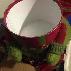 Snowman goodies container